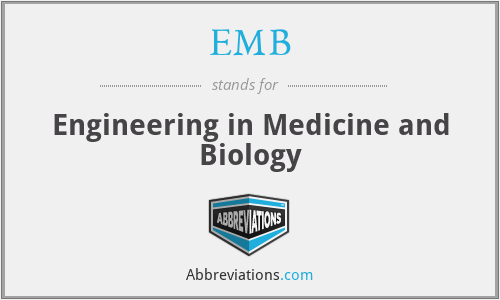 EMB - Engineering in Medicine and Biology