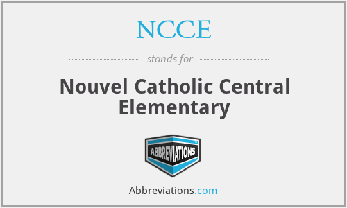 NCCE - Nouvel Catholic Central Elementary