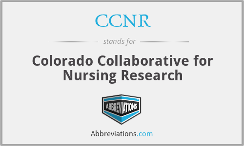 CCNR - Colorado Collaborative for Nursing Research