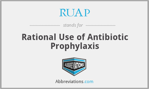 RUAP - Rational Use of Antibiotic Prophylaxis