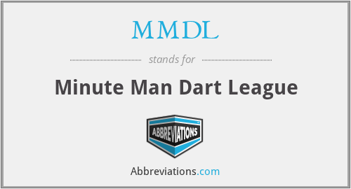 MMDL - Minute Man Dart League