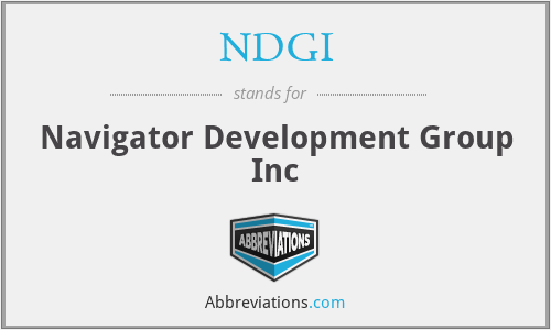 NDGI - Navigator Development Group Inc