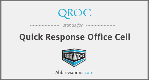 QROC - Quick Response Office Cell