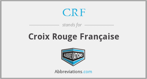 CRF - Croix Rouge Française