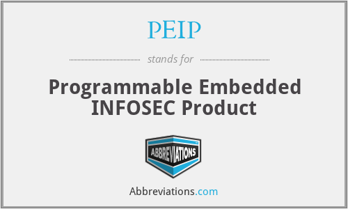 PEIP - Programmable Embedded INFOSEC Product