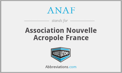 ANAF - Association Nouvelle Acropole France