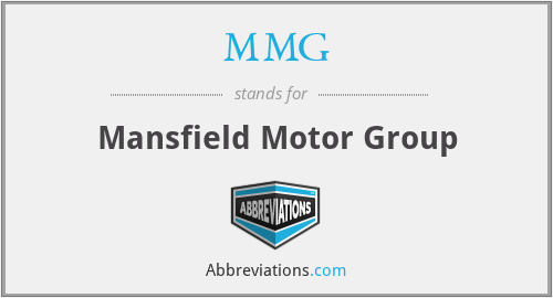 MMG - Mansfield Motor Group