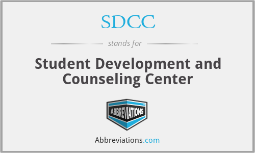 SDCC - Student Development and Counseling Center