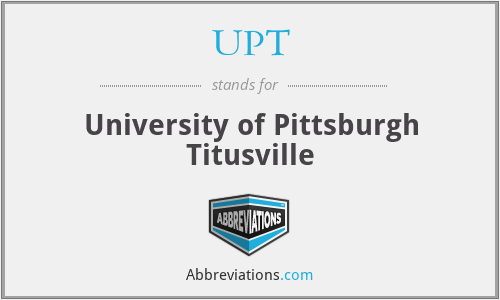 UPT - University of Pittsburgh Titusville