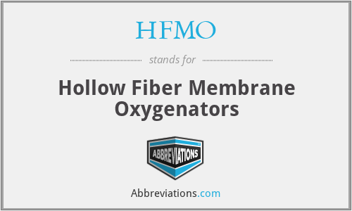 HFMO - Hollow Fiber Membrane Oxygenators