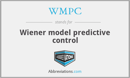 WMPC - Wiener model predictive control