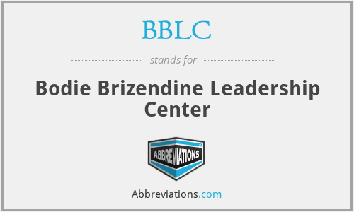 BBLC - Bodie Brizendine Leadership Center