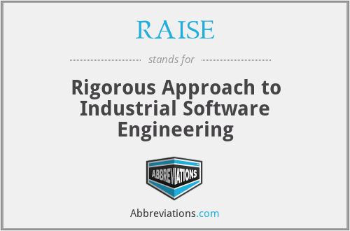 RAISE - Rigorous Approach to Industrial Software Engineering
