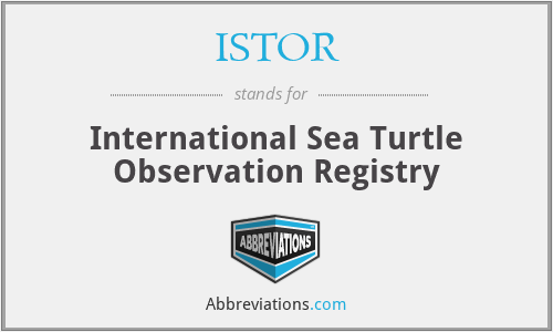 ISTOR - International Sea Turtle Observation Registry