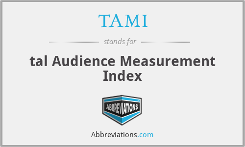 TAMI - tal Audience Measurement Index