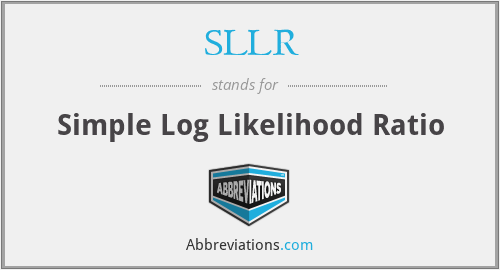 SLLR - Simple Log Likelihood Ratio