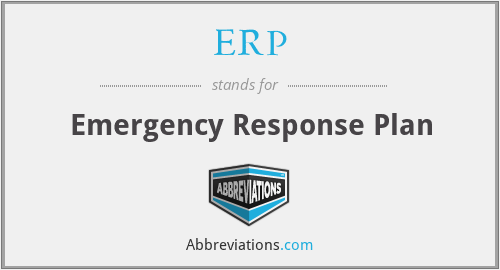 ERP - Emergency Response Plan