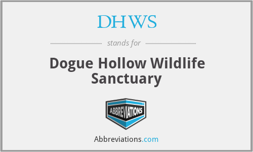 DHWS - Dogue Hollow Wildlife Sanctuary