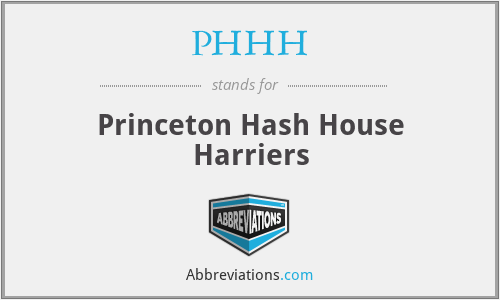 PHHH - Princeton Hash House Harriers