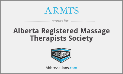 ARMTS - Alberta Registered Massage Therapists Society