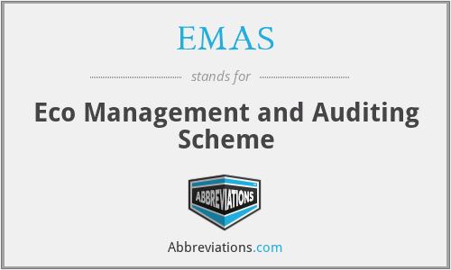 EMAS - Eco Management and Auditing Scheme