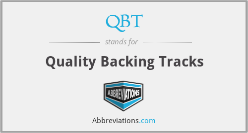 QBT - Quality Backing Tracks