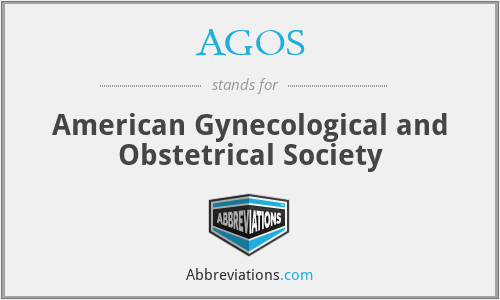 AGOS - American Gynecological and Obstetrical Society