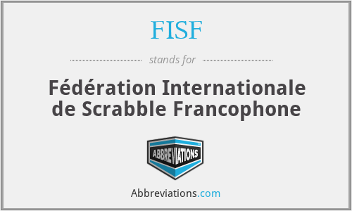 FISF - Fédération Internationale de Scrabble Francophone
