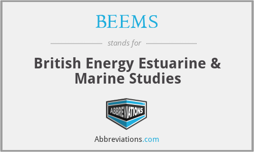 BEEMS - British Energy Estuarine & Marine Studies
