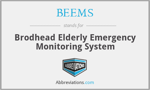 BEEMS - Brodhead Elderly Emergency Monitoring System