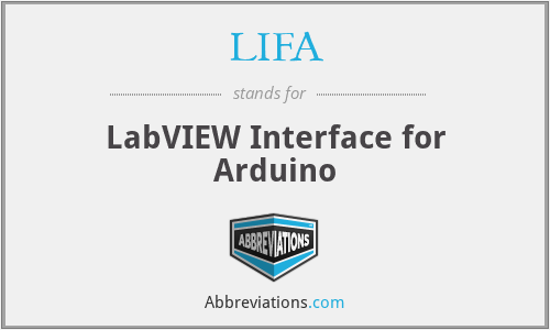 LIFA - LabVIEW Interface for Arduino