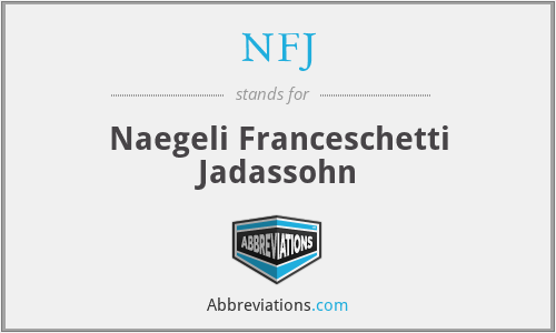 NFJ - Naegeli Franceschetti Jadassohn