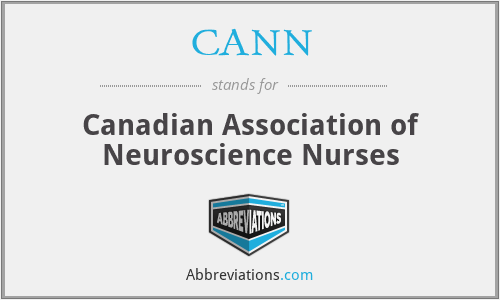 CANN - Canadian Association of Neuroscience Nurses
