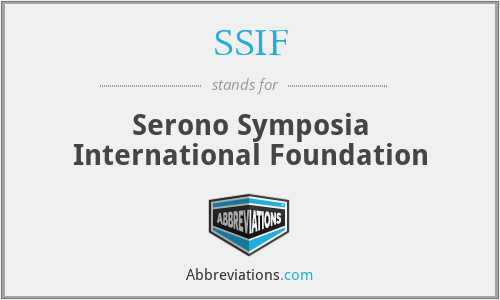 SSIF - Serono Symposia International Foundation
