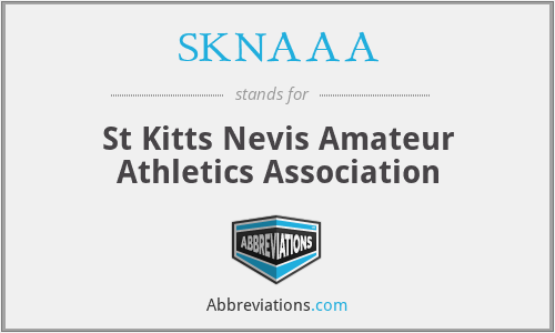 SKNAAA - St Kitts Nevis Amateur Athletics Association