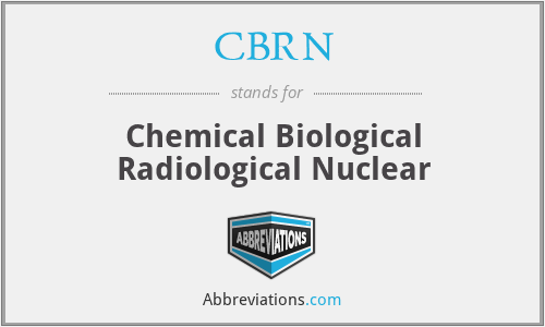 CBRN - Chemical Biological Radiological Nuclear
