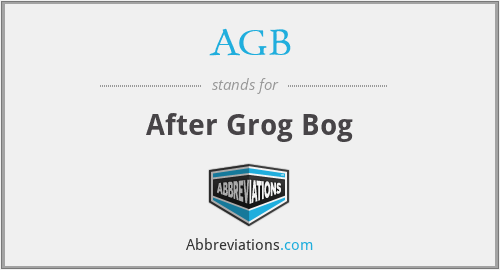 AGB - After Grog Bog