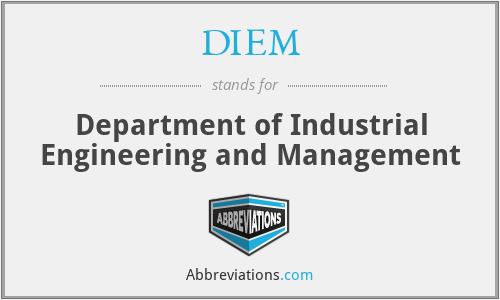 DIEM - Department of Industrial Engineering and Management