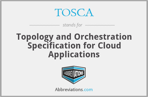 TOSCA - Topology and Orchestration Specification for Cloud Applications