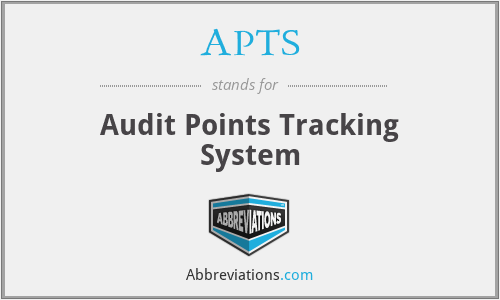APTS - Audit Points Tracking System