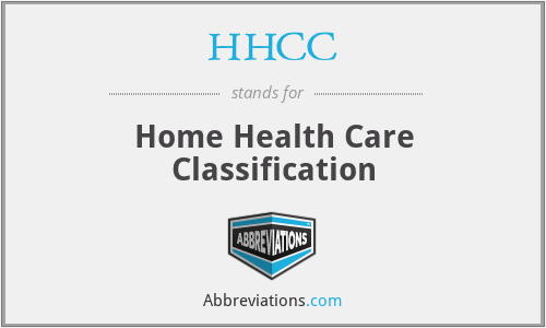 HHCC - Home Health Care Classification
