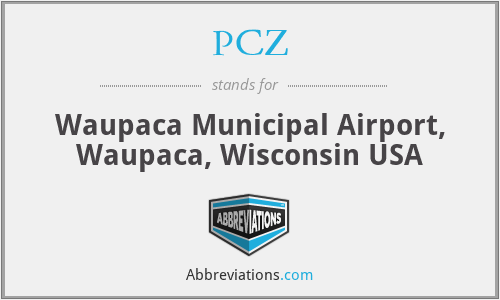PCZ - Waupaca Municipal Airport, Waupaca, Wisconsin USA