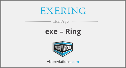 EXERING - exe – Ring