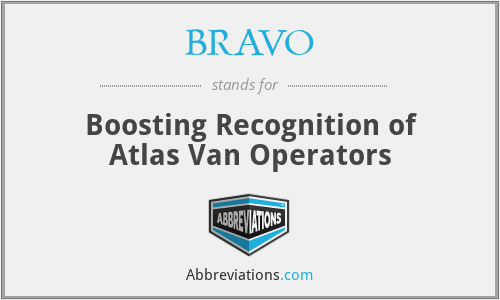BRAVO - Boosting Recognition of Atlas Van Operators