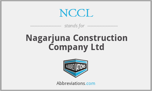 NCCL - Nagarjuna Construction Company Ltd