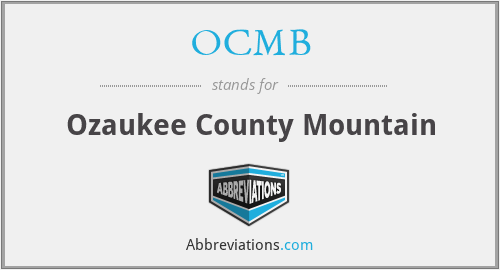 OCMB - Ozaukee County Mountain