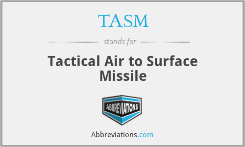 TASM - Tactical Air to Surface Missile