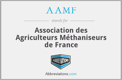 AAMF - Association des Agriculteurs Méthaniseurs de France