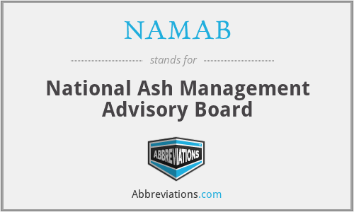 NAMAB - National Ash Management Advisory Board