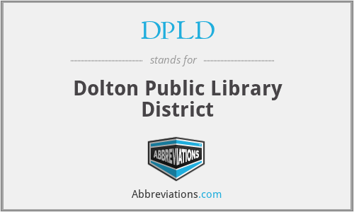 DPLD - Dolton Public Library District